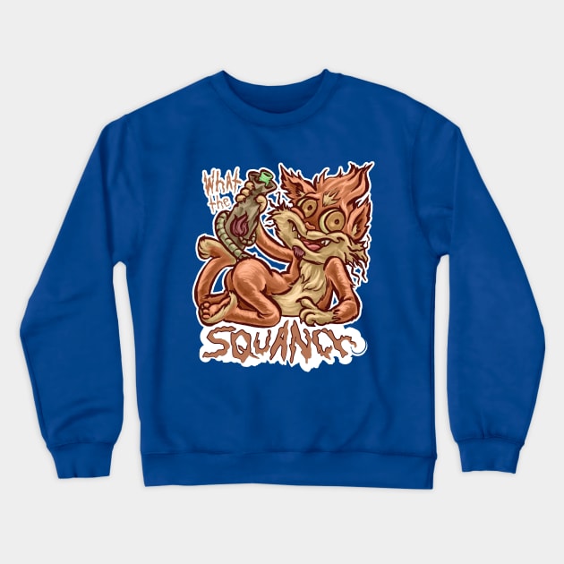 What the Squanch Crewneck Sweatshirt by majanation